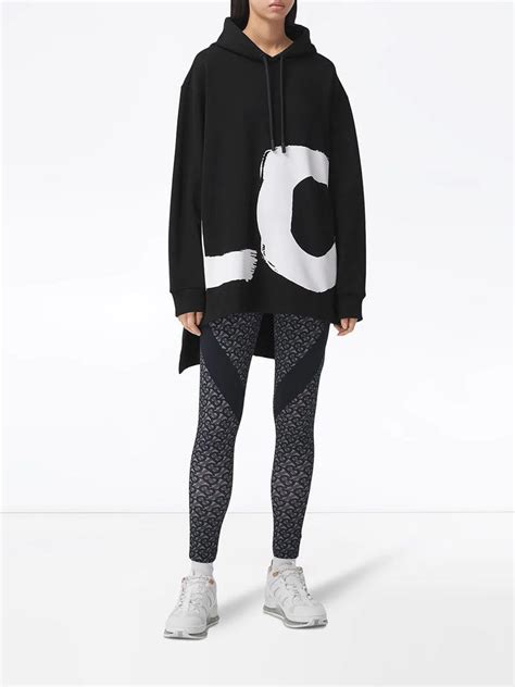 oversize-kapuzenpullover von burberry